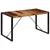 vidaXL Jedilna miza 140x70x75 cm trden palisander