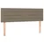 Vidaxl Box spring postelja z vzmetnico LED taupe 140x200 cm blago