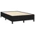 Krevet box spring s madracem LED crni 120 x 190 cm od tkanine