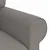 Sofa Sivo-smeđa 215 x 82 x 80 cm tkanina