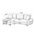 Atelier del Sofa Ugaona sofa, Bela