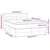 Vidaxl Box spring postelja z vzmetnico temno rjava 140x200 cm blago