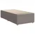 Vidaxl Box spring postelja z vzmetnico taupe 100x200 cm blago