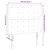 Vidaxl vidaXL Vzglavje postelje z LED zaslonom, sivo-rjavo, 100x5x118/128 cm, blago
