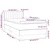 Vidaxl Box spring postelja z vzmetnico krem 90x200 cm blago