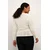 KAFFE CURVE Majica nikoline bela