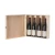 AtmoWood Lesena škatla za 4 vina