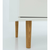 Bijela/u prirodnoj boji niska komoda u dekoru hrasta 162x80 cm Skagen – Tenzo