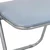 Sklopiva stolica 8 pcs Sivi 48 x 43,5 x 81 cm Lažna koža