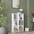 Hanah Home polica za knjige HC120, 60 cm, bela