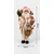 Deda Mraz dekorativna figura L-111, 45 cm, Krem-roze