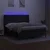 Vidaxl Box spring postelja z vzmetnico LED črna 180x200 cm blago