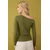 Trendyol Milla ženska bluza Twoaw26Bz00138, Maslinasto zelena-zelena