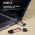 DM Damai USB Flash memorija, 4GB, USB 2.0, Roze