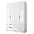 HANAH HOME Ormar mat bele boje Rb 156