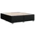Vidaxl Box spring postelja z vzmetnico črna 180x200 cm blago