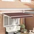 Vidaxl Okvir tende Rjava 250 x 200 cm Poliester s PU premazom