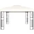 Vidaxl Paviljon 3x4 m krem blago