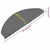 Vidaxl Samolepilne preproge za stopnice 10 kosov sive 65x22,5x3,5 cm