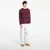 Majice adidas 90S Alternative Sport Long Sleeve Stripe Waffle T-Shirt Aurora Ruby L