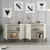 Hanah Home Komoda Lyon 79 Krem-Crna