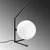 Opviq Stona lampa Luminar-14165, 23x28x42 cm, IP20, Crna
