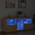 Komoda s LED svjetlima boja hrasta sonome 162 x 37 x 67 cm