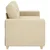 vidaXL Dvosed kremne barve 180x77x82 cm blago