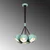 Opviq Luster Sivani 629, Plavi