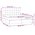 vidaXL Box spring postelja z vzmetnico LED sv. siva 200x200 cm blago