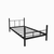 Woody Fashion Single Bedstead Gentle - 100 x 200