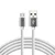 EverActive USB kabel 1m, bela, silikonski, hitro polnjenje 2.4A