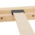 Homestyle4U Posteljni okvir, 90x33x200 cm, naravna