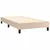 Vidaxl Box spring postelja z vzmetnico kapučino 100x200cm umetno usnje