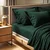 Tonne Verte - Tamnozelena King Fitted Plahta