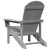 Vrtna stolica 2 pcs Svijetlo siva 82 x 74 x 92 cm Polietilen