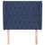 Vidaxl Vzglavje z ušesi modro 93x23x118/128 cm blago
