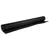 Balkonski zaslon crni 500 x 90 cm od poliratana