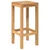 Vanjski bar set 3 pcs Neprerađeno Čvrsto teak drvo