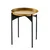 Hanah Home Klub sto Shb 44x57x44cm Crno-Zlatni
