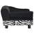Sofa za pse crna 57 x 34 x 36 cm plišana