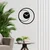 Wallity Zidni sat 49x49cm Crni
