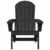 Vrtna stolica 2 pcs Crna 82 x 74 x 92 cm Polietilen