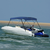 Tenda bimini s 3 luka plava 183 x 180 x 137 cm