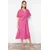 Trendyol Milla Ženska haljina Twoss23El01543, Roze