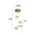 LED luster na sajli LUXE LED/34W/230V mesing
