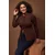 Trendyol Curve Ženska bluza Tbbaw26Af00123, Braon