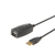 E-GREEN Kabl sa pojačivačem USB A - USB A M/F 5m crni