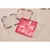 Cleverclixx Magnetni gradbeni set Glitter Tiles Pack Transparent - roza – 16 kos