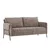 Kavč Dallas 4461 (Beige) Svetlo rjava, 165x77x85cm, Blago, Noge: Kovina